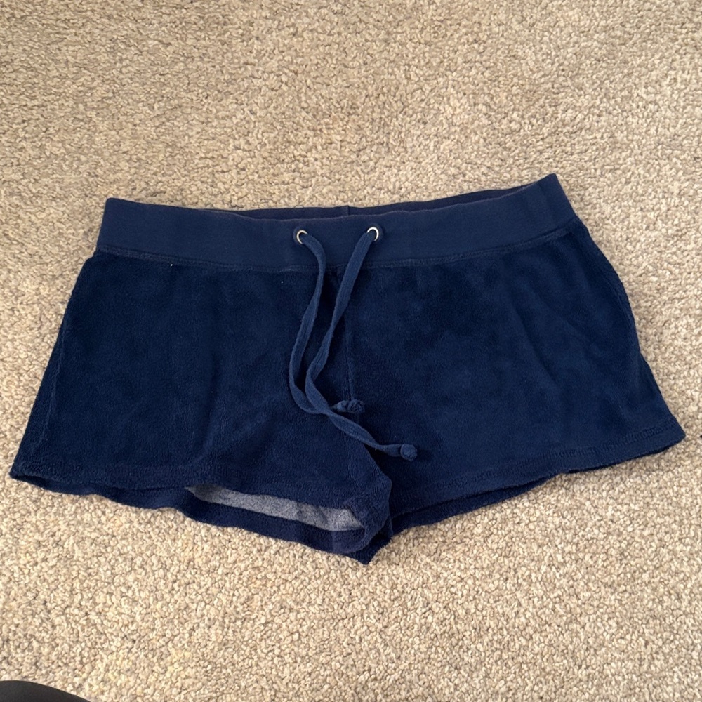Navy Blue Girls Shorts